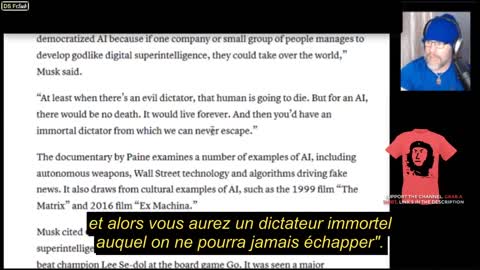 Elon Musk et l'I.A., la prochaine étape pour imposer la "grande réinitialisation" ?