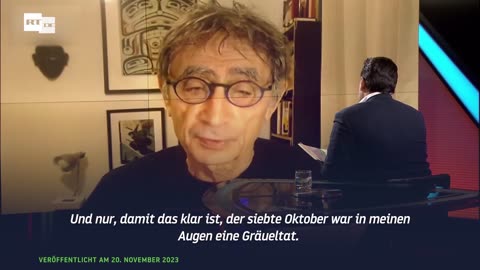 Gabor Mate about the Israeli attack on Gaza