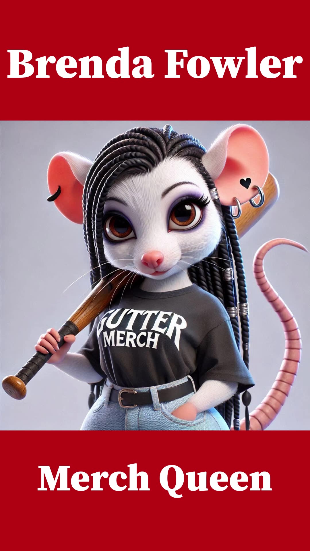 Gutter Rat Logo Gutter Rats with Bats