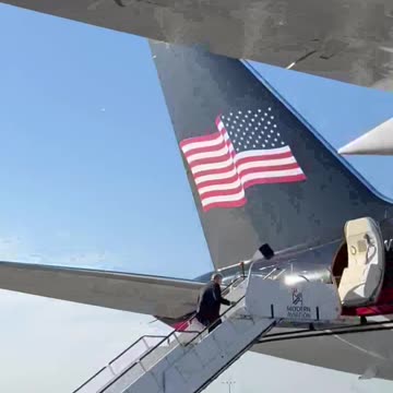 Trump flying to DC.