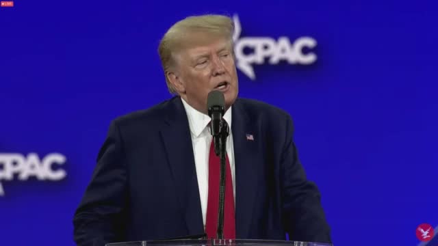 Trump speaking at CPAC Dallas Tx 2022