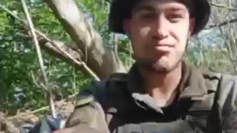 🇺🇦 ❗️COOL )))The reaction of a Ukrainian soldier...during shelling!)