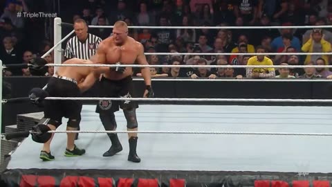 Brock Lesnar vs Seth Rollins vs John Cena