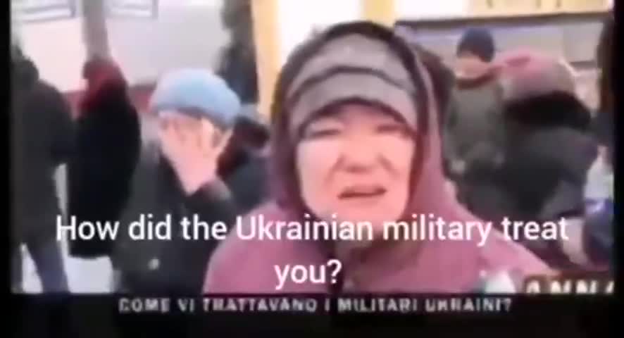 Ukraine residents speaks about how Russia is treating them.