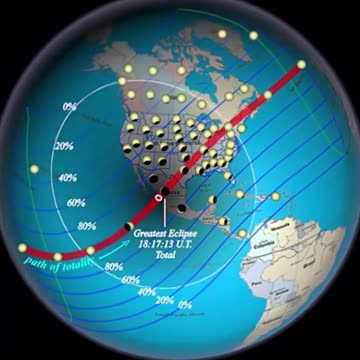 The path of the 8th April total solar eclipse