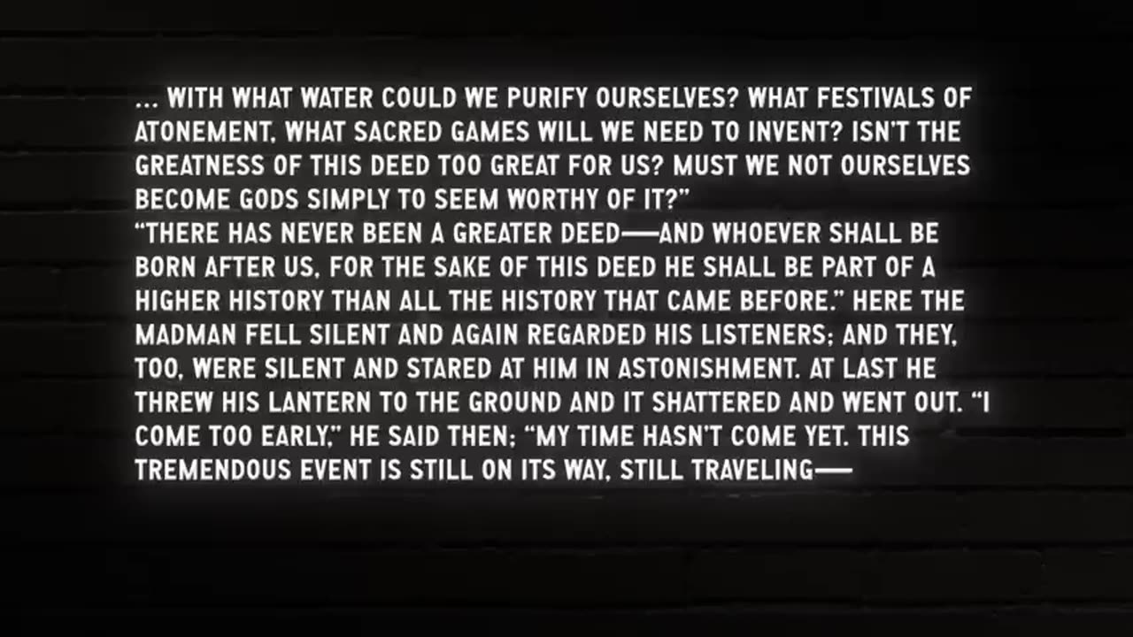 The Death of God, our Founding Fathers, Nietzsche, Tombs of the Prophets, & a Few Other Ends & Odds