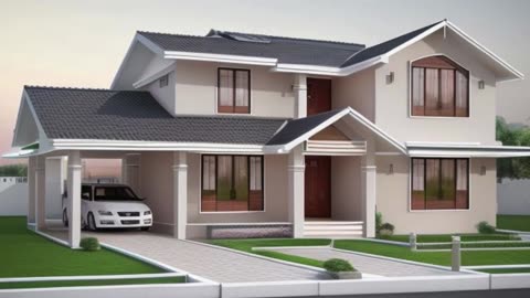 Design Your Dream Home : 3D House Plans with Stunning Elevation