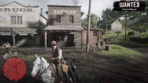 Red Dead Redemption 2 dynamite ride in town #reddead