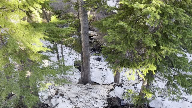 Tilly Jane Creek Still Covered in Snow – Mount Hood – Oregon – 4K