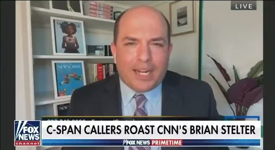 WATCH: C-SPAN Callers ROAST Brian Stelter to His Face While He Sips Nervously on Vitamin Water