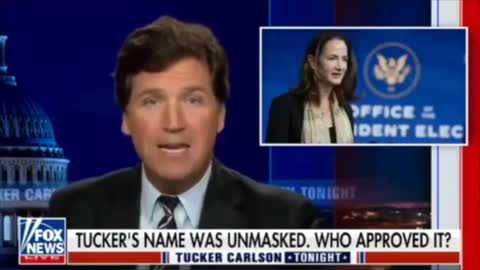 Tucker was unmasked