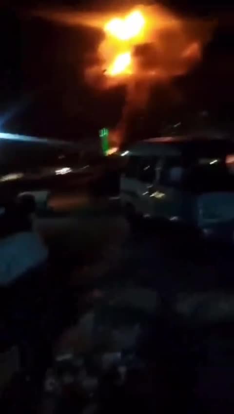 Air strikes on Houthi targets in Yemen around the Red Sea.