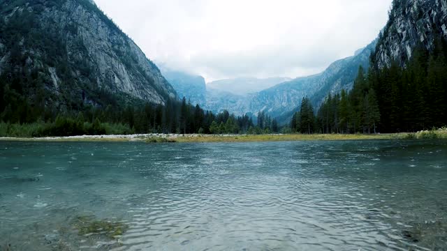 Beautiful rain and amazing view