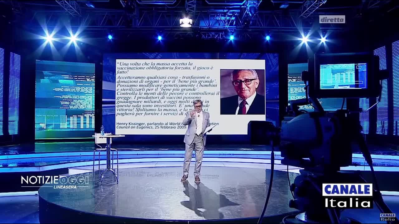 Henry Kissinger parlo' nel 2009 sul controllo delle popolazioni attraverso vaccinazioni forzate.