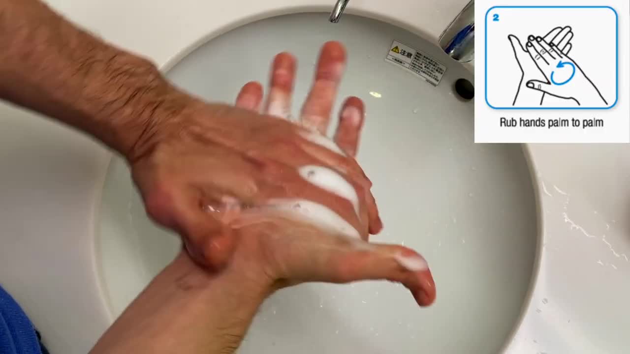 How to wash your hands:world Helth Organization Guidelines