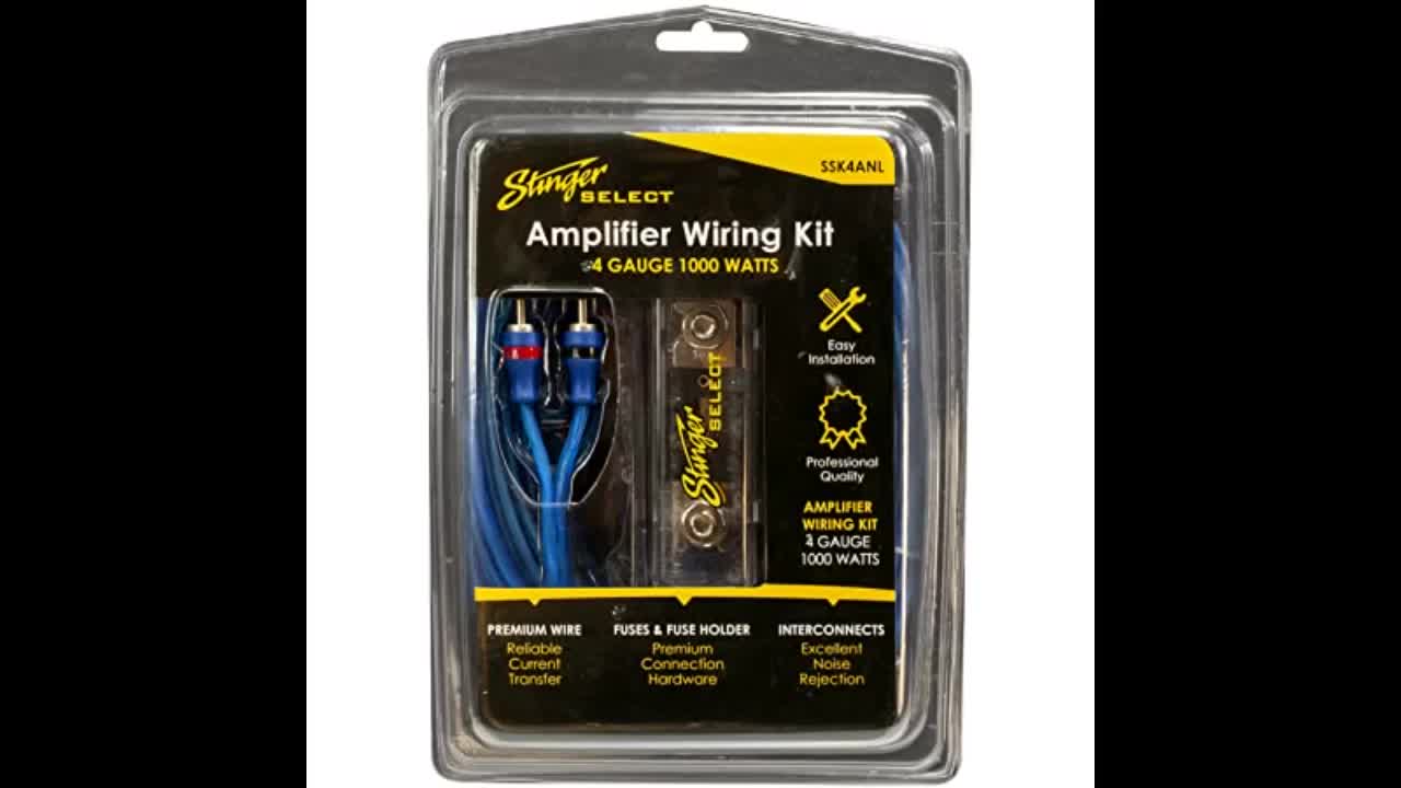 Review: Stinger SK6641 4 Gauge 6000 Series Complete Amplifier Installation Kit