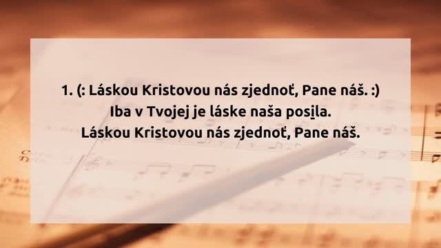 Láskou Kristovou