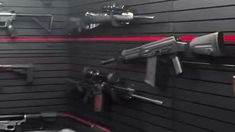 Gun Room converted storage container by Tactical Walls