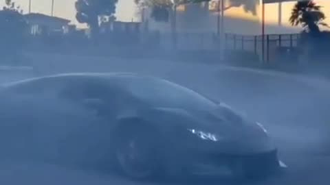 Luxury Fast Car Exhaust