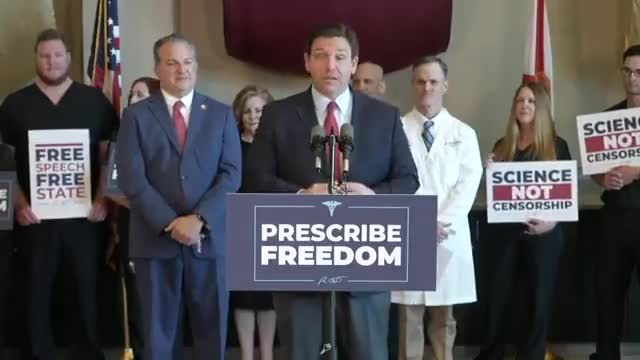 DeSantis: "Does The Science Change Based On Polling Data?"