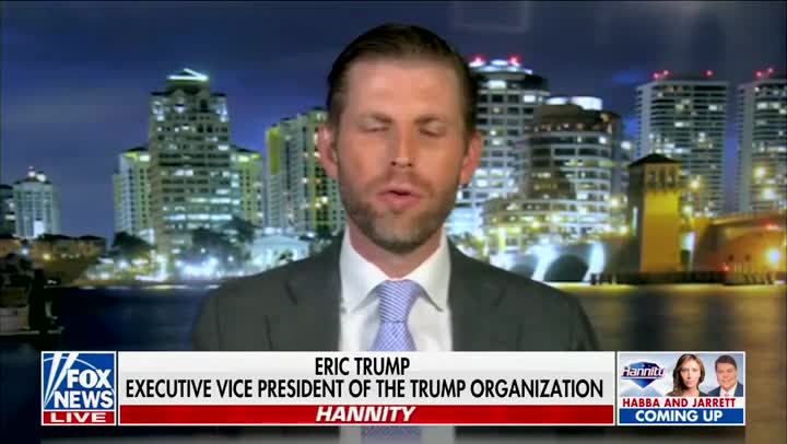 Eric Trump: People Are Buying Me Dinner To Apologize for What the Biden Admin. Is Doing