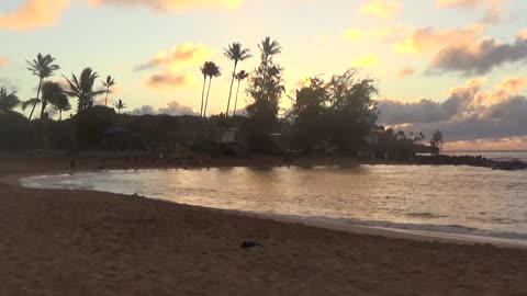 Koloa, HI — Po'ipu Beach Park - Sunrise