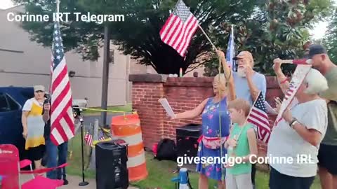 Washington DC 8.8.2022 LIVE solidarity at DC Correctional Facity w Ashli Babbitt's Mother Part Two