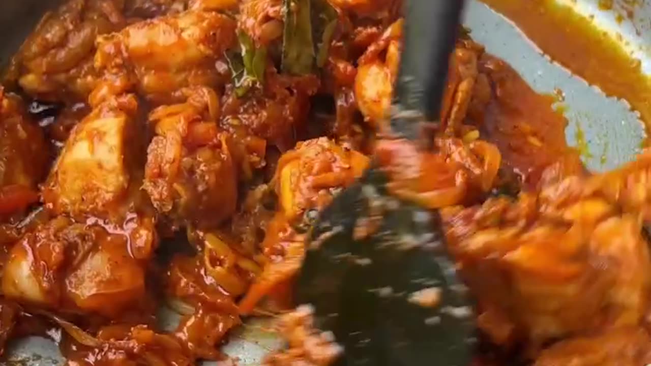 Kerala Style chicken Roast cooking recipe #keralachicken