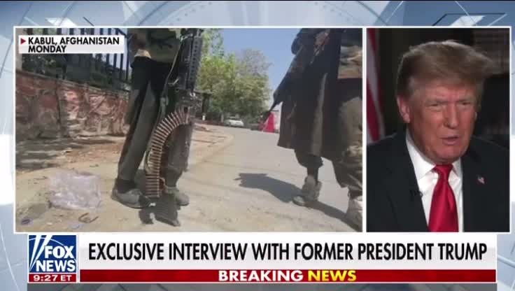 Full interview with President Donald J Trump on Hannity 8/17/21