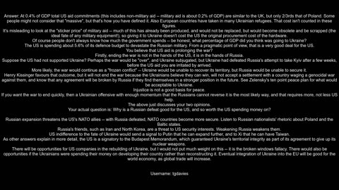 Why is the US so strongly supporting Ukraine in the war