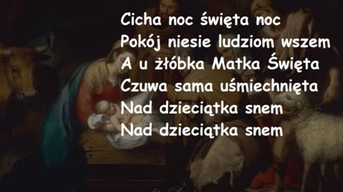 Cicha noc - Kolęda, 3 zwrotki, melodia i tekst, karaoke