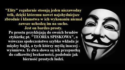 PRZECIEKI. WYCIEKI. NWO I MASONERIA. I ŚMIECH NA SALI