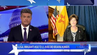 REAL AMERICA - Dan Ball W/ Rep. Yvette Herrell, DC Mayor Whines Over Illegals Bussed To DC, 7/29/22