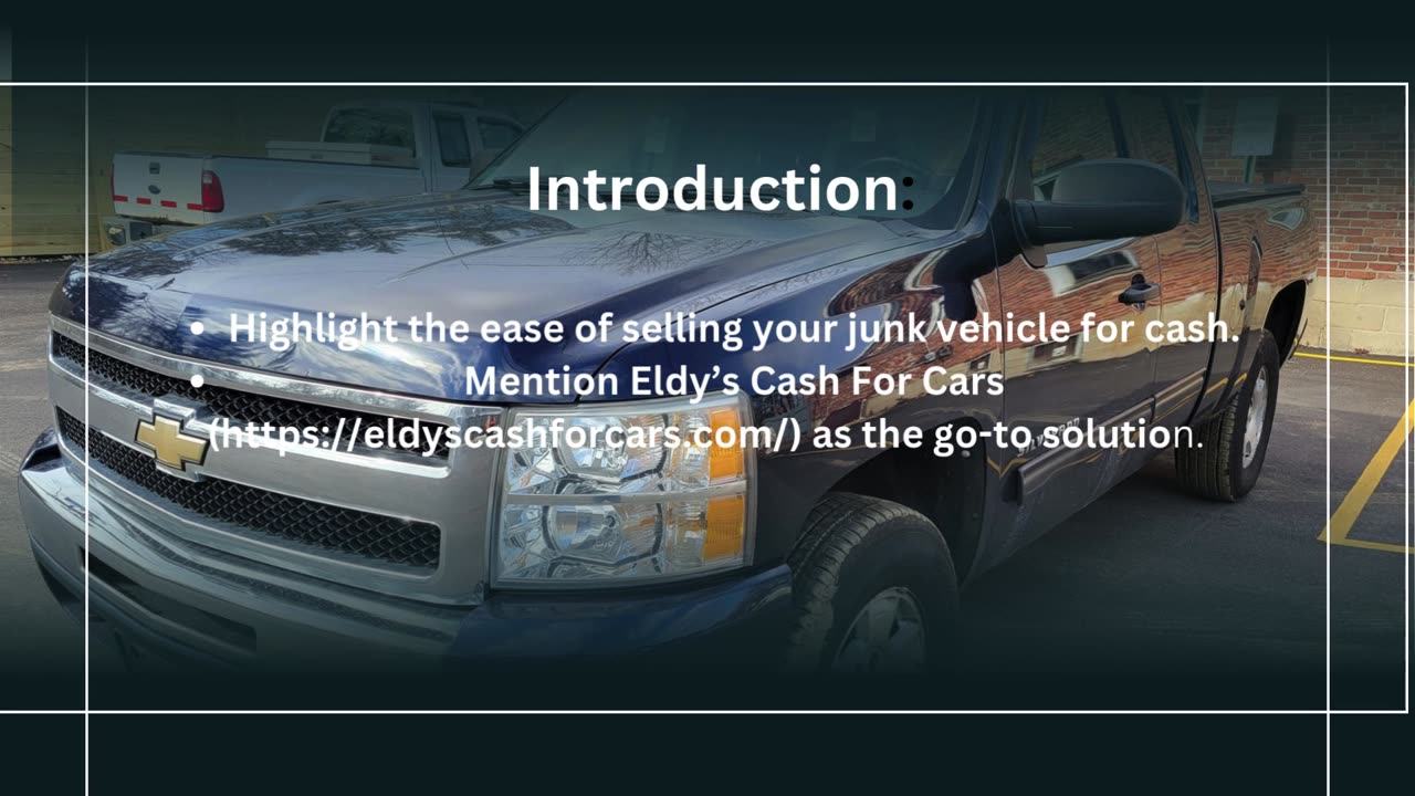 Turn Your Old Car Into Cash Fast with Eldy’s Cash For Cars