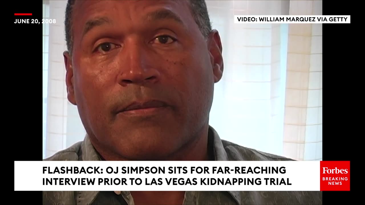 OJ Simpson Gives Far-Ranging Interview On Race, Murder Trial