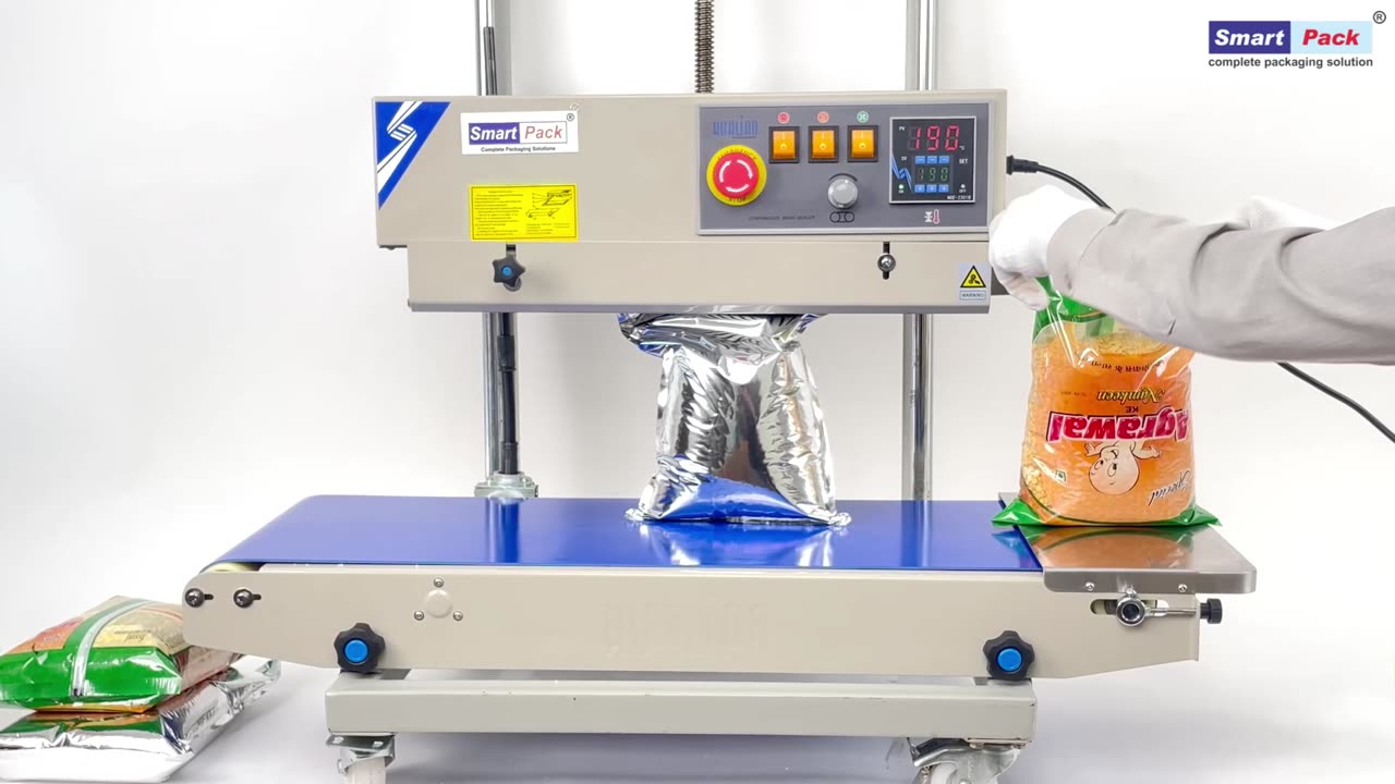 Vertical Band Sealer upto 10kg For Sealing Plastic Pouch