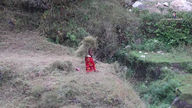 Very Peaceful and Relaxing Nepali Mountain Village.