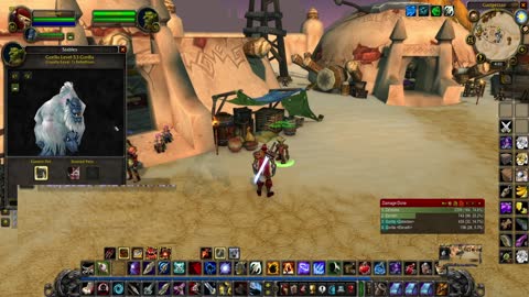 World of Warcraft Classic Hunter in the Crater Finding a new friend