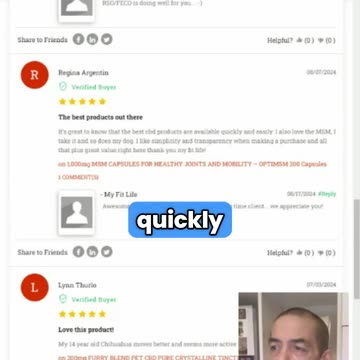My Fit Life CBD FECO Customer Review from Regina