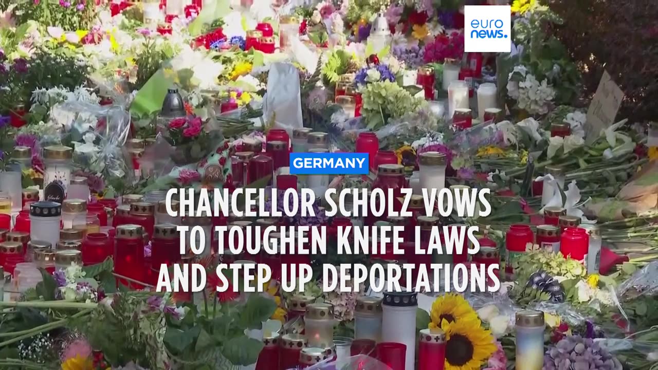 German Chancellor Scholz vows tougher knife laws after Solingen stabbings