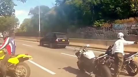 Family Attacked By Biker Gang
