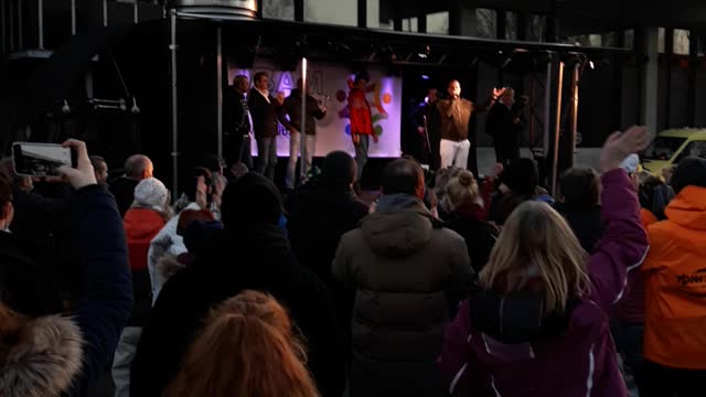 Demo In Göppingen mit Samuel Eckert