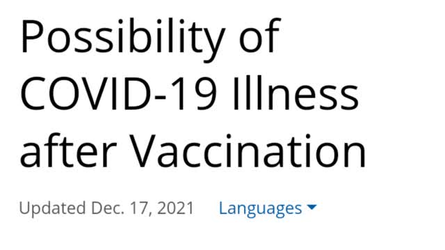 CDC openly lying to public and misinforming them