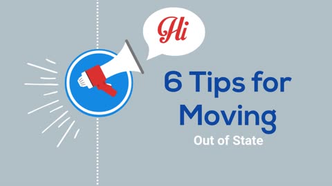 6 Tips For moving Out of State