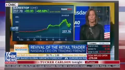 Tucker Carlson talks about the Battle of GameStop