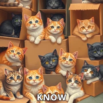 Cats Try to Fit into Tiny Boxes