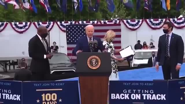 BIDEN “I’m in trouble.” He says it a lot. Has anybody asked him with whom?