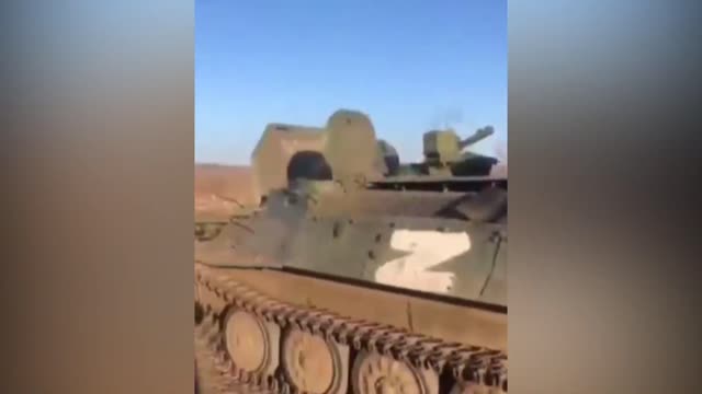 In the direction of Zaporozhye he destroyed the enemy column