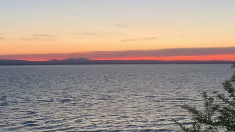 Afterglow on Lake Champlain