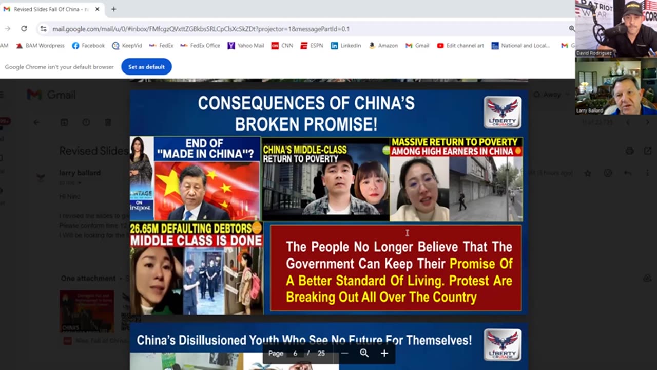 Larry Ballard-THE END OF CHINA!- China Has Collapsed..Weaknesses EXPOSED!